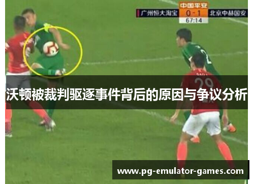 沃顿被裁判驱逐事件背后的原因与争议分析